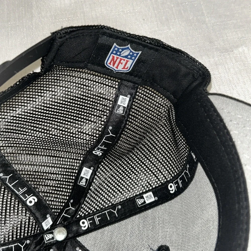 Dallas Cowboys New Era 9FIFTY NFL Historic Snapback Hat Retro Joe 950, Black - Picture 5 of 7